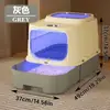 Caixa de Areia para Gatos Extra Grande, Totalmente Fechada, Banheiro para Gatos com Esterilização Inteligente UV, Caixa de Areia Dobrável Tipo Gaveta Fabricante