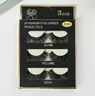 Pestañas 3D Europeas y Americanas, 5 Pares en un Paquete, Naturales y Realistas, Fibra Sintética Tridimensional, Vástago Negro Completo, Pestañas Postizas, Suministro de Fábrica al por Mayor
