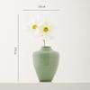 Vaso Chinês Retrô Shumen de Cerâmica para Flores Secas Decoração Zen Sala de Estar Luxo Leve Alto Padrão Arranjo de Flores Hidropônico