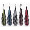 Reflejos y teñido de paquete de cabello rizado cola de caballo falsa cabello simulado dopamina cabello trenzado aumentar cantidad color sensación de ambiente autoenrollable cabello largo y rizado
