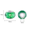 Cuentas Facetadas de Cristal Acrílico con Agujero Grande Cuentas de Vidrio Pulsera para Niños Collar Accesorios de Joyería DIY Con Cuentas