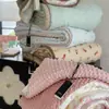 Funda de edredón pequeña floral estilo coreano 100% algodón para individual o matrimonial, lavable a máquina, engrosada para abrigar en primavera y otoño, núcleo de edredón de invierno