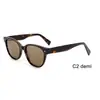 Gafas de Sol de Alto Nivel Más Vendidas de Amazon, Estilo Nuevo, Montura Cuadrada de Acetato a la Moda, Gafas Anti-UV para Fotografía Callejera