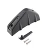Modificación de coche universal triángulo mini aleta de tiburón 4 alas parachoques trasero labio trasero difusor doble alerón 4 piezas