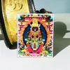 Pintura Thangka Dorada Pintada a Mano de Xizang 4*5 Núcleo Lienzo Especial Zakiram Vida Pasada y Presente Sala de Transmisión en Vivo Estilo Popular