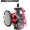 Copo de Filtro de Ar Modificado para Motocicleta Pwm Pwk34 36 Carburador Copo de Filtro de Ar 63mm Copo Coletor de Vento Cabeça de Cogumelo com Tela