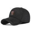 Gorros de Otoño e Invierno para Hombre, Gorras de Béisbol Cálidas de Invierno para Proteger los Oídos, Gorras para Viajes al Aire Libre para Personas de Mediana Edad y Mayores, Gorras para Hombres Mayores al por Mayor