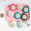 Peine Plegable de Aire para Dulces Portátil con Tapa abatible Peine Masajeador con Espejo de Maquillaje Portátil Mini Peine de Bolsa de Aire de Aspecto Elegante