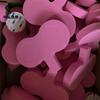Coloridas Pegatinas Decorativas de Eva Estampada en Forma de 8 para Cola de Motocicleta, Decoración Pequeña con Forma de Relojería en Varios Colores en Stock