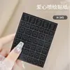 Influencer de Arte de Uñas Pegatinas de Copo de Nieve Hueco Pegamento de Parche de Copo de Nieve Navideño Hueco Plantilla de Pegatinas para Pintura en Spray Pegatinas para Uñas