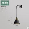 Lámpara de pared LED nórdica moderna y sencilla con diseño de macarrón, ideal para estudio, dormitorio, mesita de noche, balcón, pasillo, lámpara de pared de cemento de imitación.