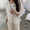 Ins Coreano Verano 2026 Estilo Delgado Versión Coreana Diseño Hueco Chaqueta de Manga Larga Protectora del Sol para Mujer, Ropa Exterior para Aire Acondicionado