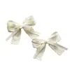 Pasador de Encaje Bordado Beige Pequeño Fresco Retro Pinza Lateral Pinza para Flequillo Pinza de Pelo Bohemio Pastoral Pinza de Pato