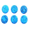 Soporte para teléfono móvil de piedra natural dos lados planos 25*30mm gema ovalada de cristal adornos de joyería diy venta caliente transfronteriza