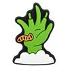 Nuevos dijes de zapato de dibujos animados de Halloween, Decoraciones divertidas para hebillas de zapatos, Venta al por mayor transfronteriza de accesorios para zapatos de zueco de goma blanda