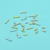 Prata Esterlina S925 Flor de Gipsofila Tubo Espaçador Tubo Reto Pulseira de Pérolas Colar Acessórios de Prata com Contas Feitos à Mão DIY