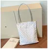 Bolsa de Hombro Individual de Doble Cara Floral Estilo Coreano Nueva de Principios de Primavera Versátil Pequeña Fresca de Lona Bolsita de Tela con Sensación Brillante para Foto de Viaje