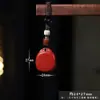 Llavero Colgante de Cinnabar del Año Zodiacal Creativo de Gama Alta para Hombres y Mujeres Exquisito Accesorio para Llavero
