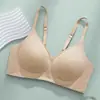 2025 Novo Estilo Confortável, Respirável, Suporte Macio, Lingerie Sem Costura para Mulheres com Seios Pequenos, Push-Up, Sem Aro, Sutiã com Bojo Fixo para Mulheres