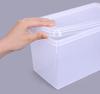 Caixa Plástica para Freezer de Geladeira, Caixa Conservadora de Frescos Empilhável, Sub-caixa para Frutas com Tampa, Caixa Organizadora com Drenagem para Impressão