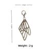 Llavero de Mariposa Retro Americano Moderno Genial Estilo Chica Caliente Milenial Colgante para Bolso Dulce Genial Accesorios para Zapatos Decoraciones para Zapatos