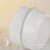 Pulsera de cuerda flash para mujeres y hombres 4 mm chapada en cobre plata 925 moda europea y americana suministro explosivo de comercio exterior transfronterizo de AliExpress