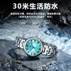 Popular Reloj de Acero para Mujer en Línea, Reloj de Personalidad Retro Temperamental, Reloj para Estudiantes Damas, Reloj Automático de Cuarzo de Lujo Ligero para Transmisión en Vivo