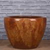 Jingdezhen pecera de cerámica esmalte de color flor de loto tallada pecera para plantas decoración de paisaje de jardín tanque de agua tanque de caligrafía y pintura