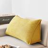 Almofada de sofá Almofada de encosto Almofada de proteção de cintura triangular Tatami Bolsa macia Almofada de cintura para sala de estar Almofada de encosto para janela saliente