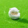Paisagem em miniatura, figuras criativas e fofas de ovelhinhas, itens decorativos DIY, acessórios de sacola surpresa, enfeites em miniatura para mesa e carro