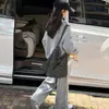 Conjunto Deportivo de Otoño para Niñas: Conjunto de Dos Piezas: Chaqueta con Cuello Alto y Cremallera y Pantalones Casuales para Estudiantes de Secundaria y Chicas Mayores
