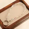 Estuche de Teléfono con Abalorios y Cristal Llavero Colgante Correa de Muñeca Cordón Encanto para Bolsa Anillo para Llaves Máquina de Garra Regalo Pequeño