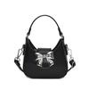 Bolso de Mano para Niños con Lazo Bolso de Axila Niche de Estilo Coreano de Moda Trendy Nuevo para Mujeres 2024 Estilo Bolso Cruzado
