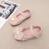 Zapatos Formales para Niños Mayores, Zapatos de Suela Blanda de Una Sola Pieza, Zapatos de Princesa para Niñas con Moño, Zapatos de Desempeño para Niños, Nuevos Modelos de Primavera y Verano