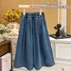 Jeans Bordados de Dibujos Animados Estilo Coreano Otoño Nuevo para Niñas, Pantalones Infantiles de Moda y Tendencia para Bebés Niñas, Ropa Infantil de Moda