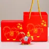 Set de Regalo de Caballo Estilo Chino Temático del Zodiaco, Pequeños Regalos Prácticos para el Año del Caballo, Nuevos Regalos Promocionales, Adornos Decorativos de Caballo