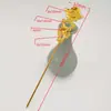 Acessórios DIY Yingyi Novo Grampo de Cabelo Borboleta Flor Estilo Ming Acessório de Cabelo Hanfu Estilo Antigo Materiais e Acessórios para Acessórios de Cabelo