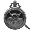 Relógio de bolso de bronze vintage Lannister tema rugindo relógio de bolso de quartzo de bronze relógio de presente direto da fábrica atacado