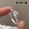 Anillo Planetario Giratorio de Zirconia Diseño para Mujer Nicho Moda de Gama Alta Personalidad Anillo para el Dedo Elegante Nueva Artesanía