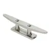 Perno de Cuerda Marina de Acero Inoxidable con Placa Inferior Perno de Cuerda Plano 316 Perno de Cuerda de Bocina Columna de Amarre de Barco Herrajes Marinos Accesorios para Yates