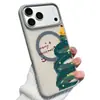 Capa Magnética de Celular de Natal 18PRO Capa de Celular MagSafe Bloqueio de Cor Pele-Toque Padrão Magnético Personalização