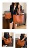 Grande Capacidade para o Dia a Dia Avançada PU Macio Mãe Mãe Mãe Transfronteiriça Bolsa Feminina Bolsa de Ombro Moda Bolsa Tote Fábrica Feminina