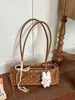 Bolso de axila de moda estilo coreano transfronterizo para mujer, nuevo bolso baguette de lunares con lazo, bolso de hombro y bolso de mano moderno y elegante