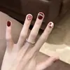 Uñas Postizas Usables, Uñas Usables Hechas a Mano, Uñas Ojo de Gato al por Mayor, Piezas de Uñas Usables, Piezas de Uñas para Manicura Usables Estilo Corto