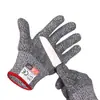 Explosiones de Amazon combinación de colores multicolor HPPE resistente a cortes 5 guantes resistentes al desgaste tallado carpintería matanza jardinería