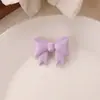 Novo Grampo de Cabelo Bico de Pato Rosa Creme Coreano com Laço Doce e Fofo Coração de Menina Clipe Lateral Clipe para Franja Acessórios de Cabelo