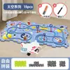 Coche de pista de rompecabezas de tremolo transfronterizo coche de pista de rompecabezas DIY tren deslizante eléctrico juguetes para niños al por mayor