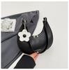 Bolso de Hombro Único Fresco y Elegante para Mujer Primavera y Verano 2025 Nuevo Bolso de Axila Ins Versión Coreana Color Sólido Bolso Dumpling Trendy