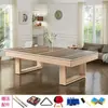 Mesa de Bilhar Integrada, Mesa de Bilhar Multifuncional para Interior, Mesa de Tênis de Mesa, Mesa Padrão para Hóquei no Gelo Americano para Adultos, Le De Zhu