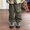 Pantalones de Forro Polar para Niños, Nuevo Estilo Otoño e Invierno 2025, Pantalones Deportivos Gruesos y Cálidos para Niños, Pantalones Casuales tipo Jogger para Bebé